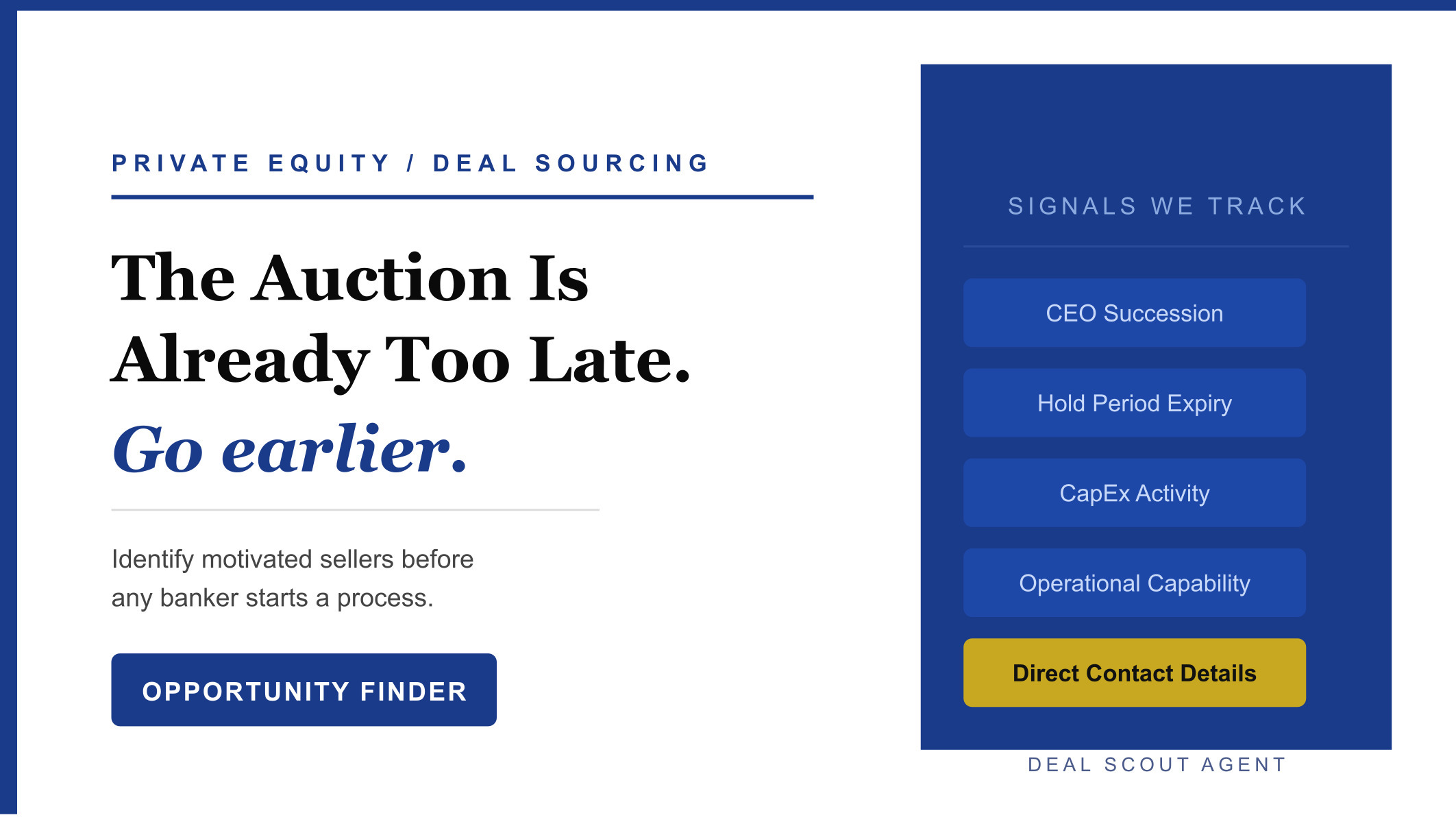 How Private Equity Firms Find the Best Deals Before the Banker Even Gets the Call